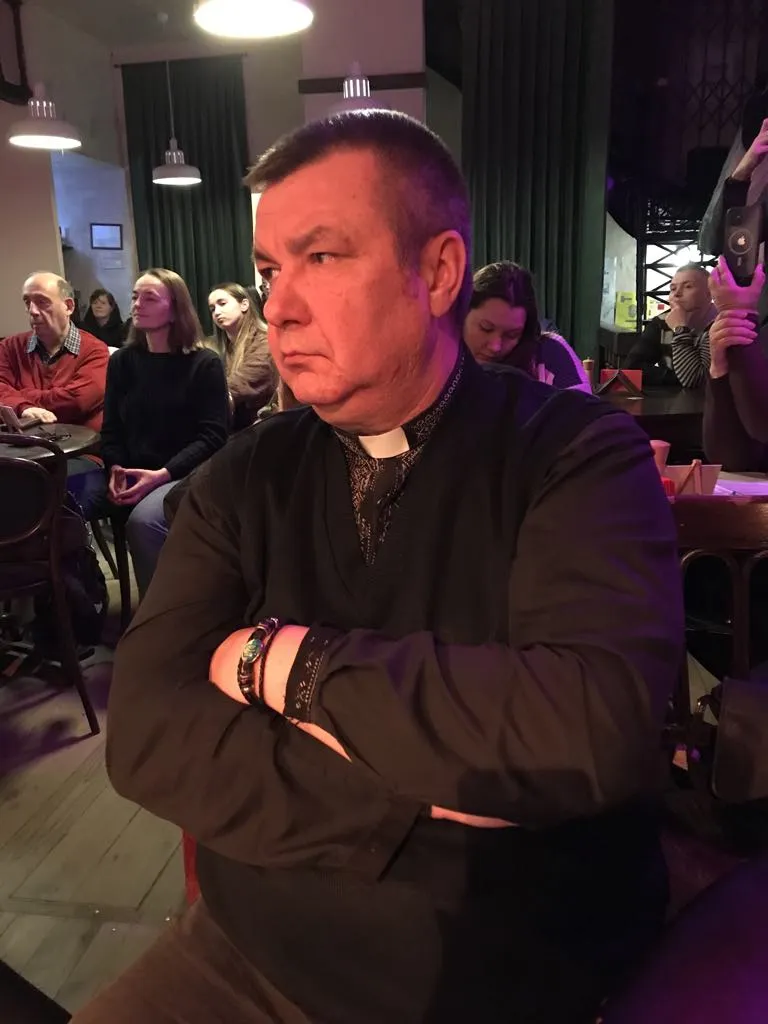 "Побратим" Левка Скопа - отець Василь Полянко.