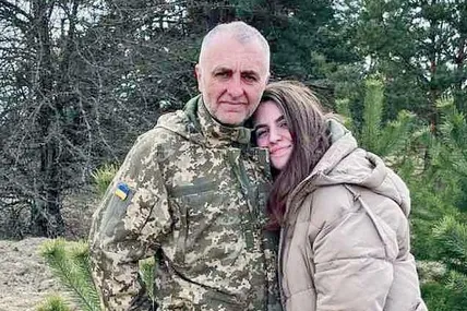Юрій Сікиринський з донькою.