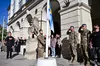 У центрі Львова підняли Військово-Морський Прапор ЗСУ (ФОТО, ВІДЕО)
