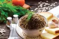 Паштет із квасолі з грибами