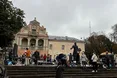 Біля пам’ятника Федорову торгують російською літературою та символікою