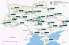 Прогноз погоди в Україні на 30 березня 2025 року