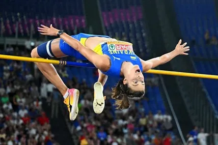 “Золотий” стрибок українки Ярослави Магучіх. Фото sport.ua