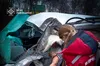 Поблизу Львова рятувальники вивільняли жінку з понівеченого авто