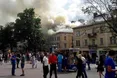 У будинку на пр. Свободи розчищають приміщення після вчорашньої пожежі