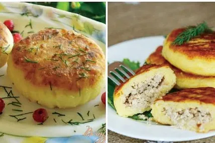 Картопляники з куркою і сиром
