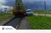 Поліцейські притягнули до відповідальності водія, який у селі Верчани врізався в тепловоз на переїзді