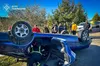 На Львівщині перекинулося авто: є потерпілі