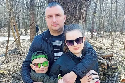 Остап зі своїми дітками (до полону), які не втрачали надії побачити татка!