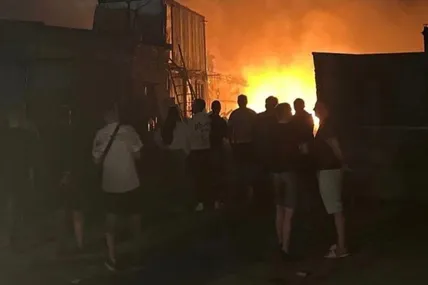 Пожежа у росії. Фото з мережі