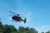 У Польщі авто поліції пошкодило вертоліт рятувальників