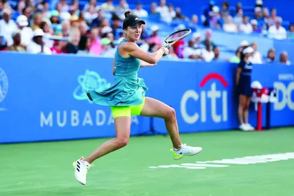 “Хардовий” сезон Еліна Світоліна розпочала блискуче. Фото wtatennis.com