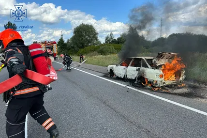 Пожежа. Фото: Головне управління ДСНС України у Львівській області