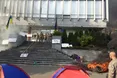 Пожежа на "Інтері": опубліковано відео з камер спостереження