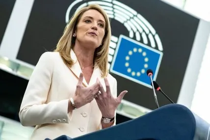 Президентка Європарламенту Роберта Мецола. Фото із мережі