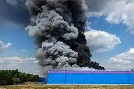 Пожежа на складі Ozon. Фото ілюстративне