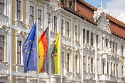 Будівля ляндтаґу (парламенту) Саксонії-Ангальт у Маґдебурзі. Фото volksstimme.de.