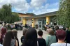 На фасаді ліцею, де вчилася Ірина Фаріон, відкрили меморіальну дошку