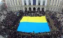 Сьогодні на площі Ринок у Львові сотнею голосів заспівали Гімн України